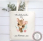 Preview: süße Tasche Giraffe Wechselwäsche Wechselkleidung (personalisiert) für Kindergarten  Wunschname KITA Kindergarten Einschulung Lüttentüddel®